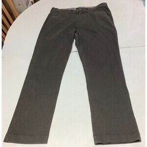 Men's J. Crew Sutton Stretch Chino Flex Dress Pants Size 34x32 Grey